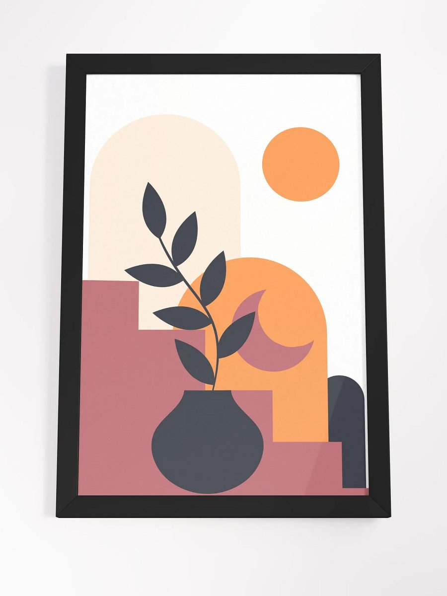 Abstract Geometric Vase Art Print product image (19)