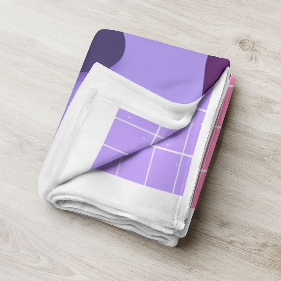 Vaporwave Garf Blankie product image (6)