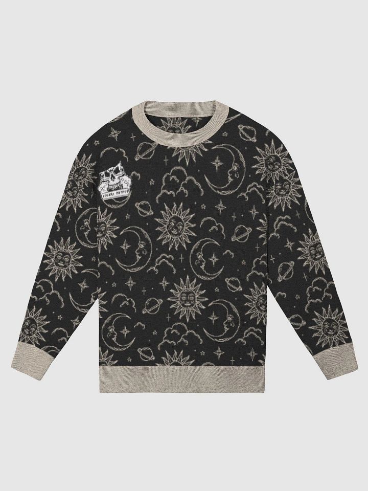Enigma Nation Knitted Crewneck Sweater Relaxed Fit 8 product image (1)