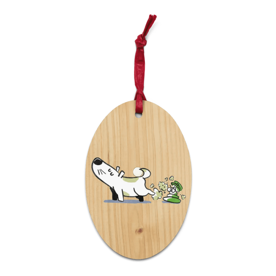 Just a Pup Poop | Wooden Ornaments product image (2)