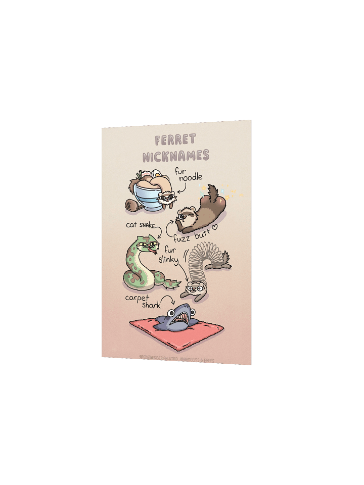 Ferret Nicknames | Bestselling Poster product image (2)