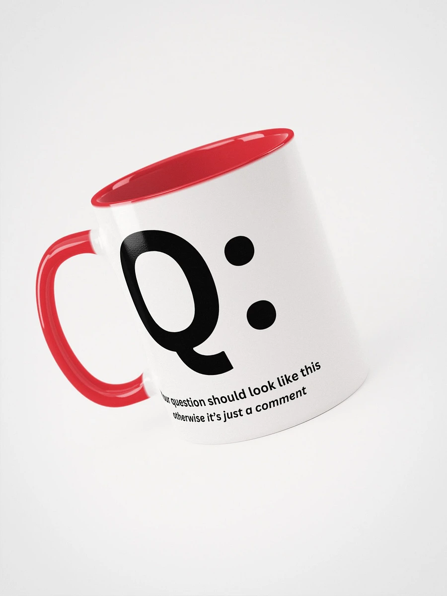 Chic Two-Tone YouTube Moderator Mug – Ideal for Left-Handed Users product image (3)