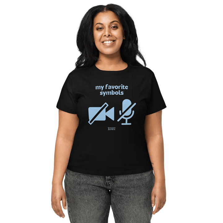 Silent Symmetry High-Waisted Tee product image (1)