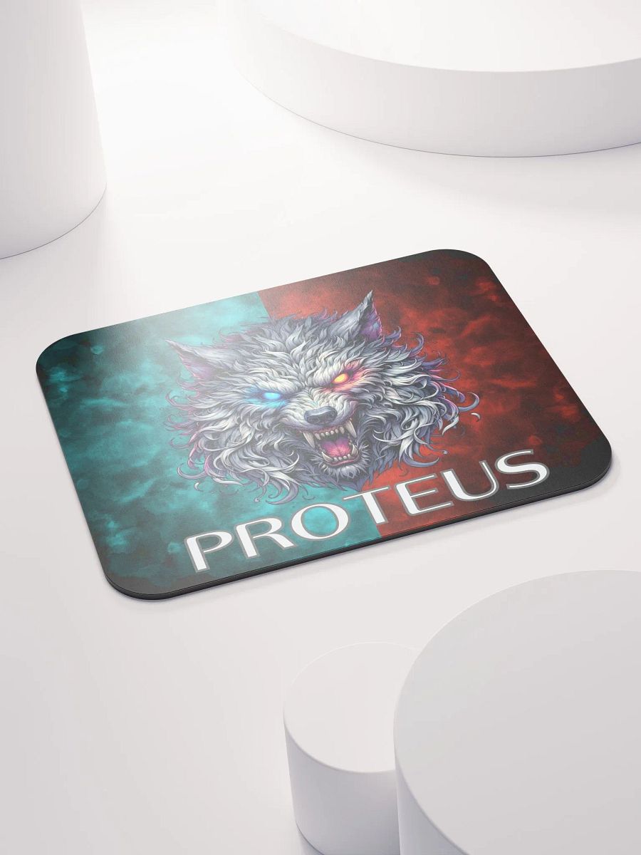 Fierce Glow Wolf Classic Mouse Pad product image (4)
