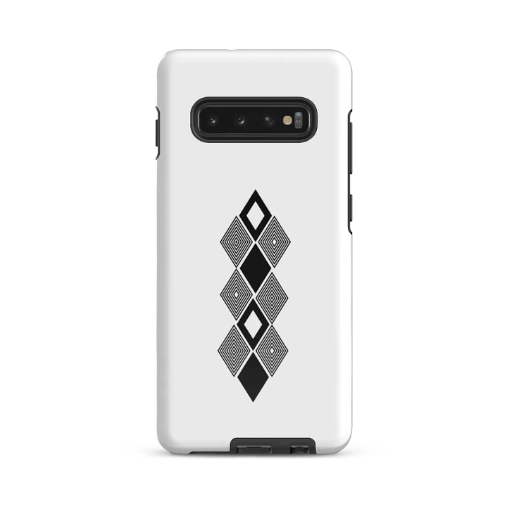 Black and white triangle design Tough Case for Samsung® product image (47)