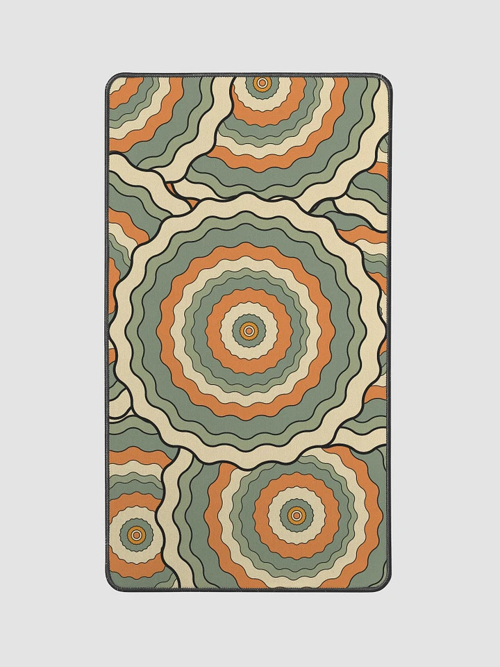 Pumpkin - Waves | M - Desk Mat product image (1)