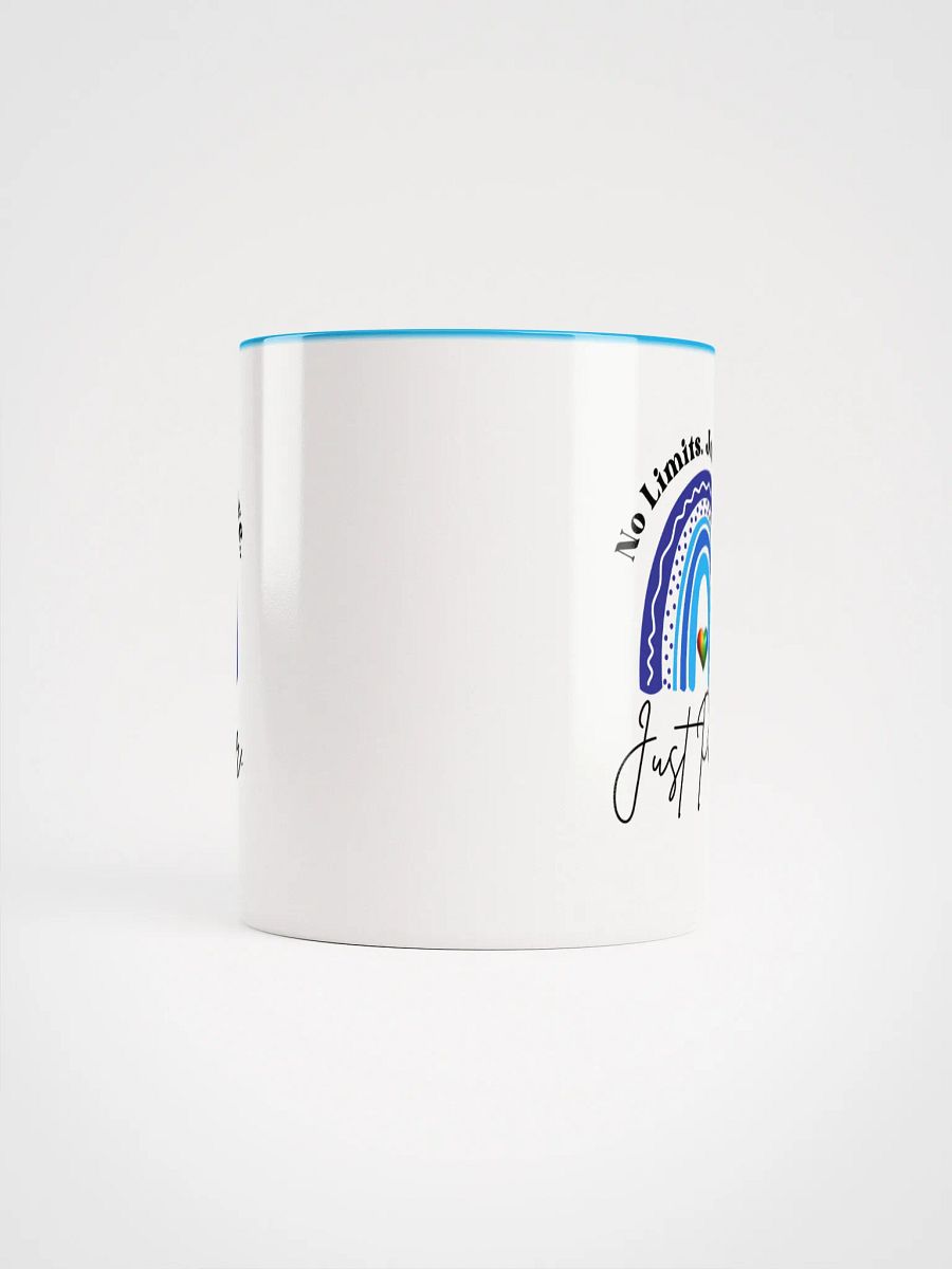No Limits. Just Love. Just Power. Rainbow Ceramic Mug. product image (9)