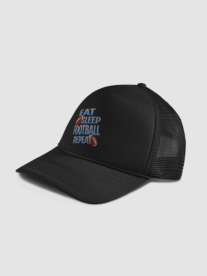 Eat Sleep Football Repeat Vibes Trucker Hat product image (2)