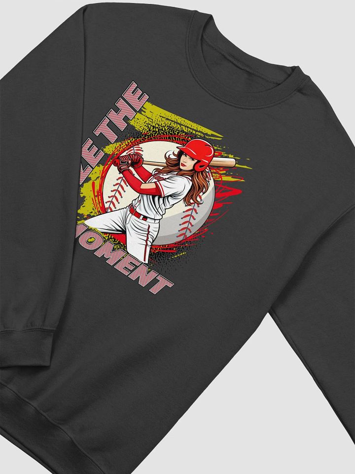 Seize the Moment Baseball Female Inspired Sweatshirt product image (2)
