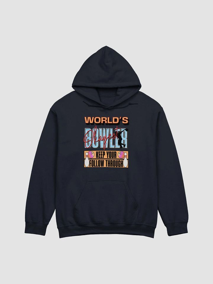 Worlds Okayest Bowler Hoodie product image (13)