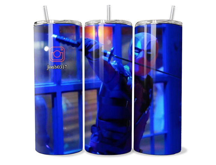 Marvel - Deadpool Cosplay Tumbler (Silent Slash) featuring jonb0317 - 20oz Stainless Steel product image (1)