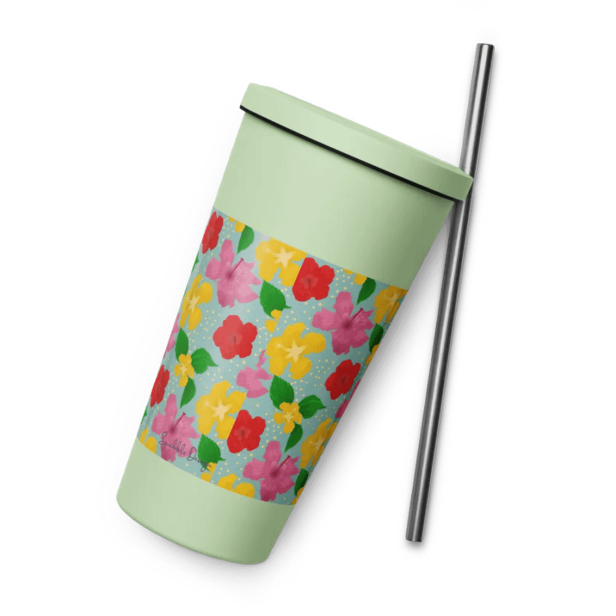 Hibiscus Flower Pattern Tumbler product image (7)