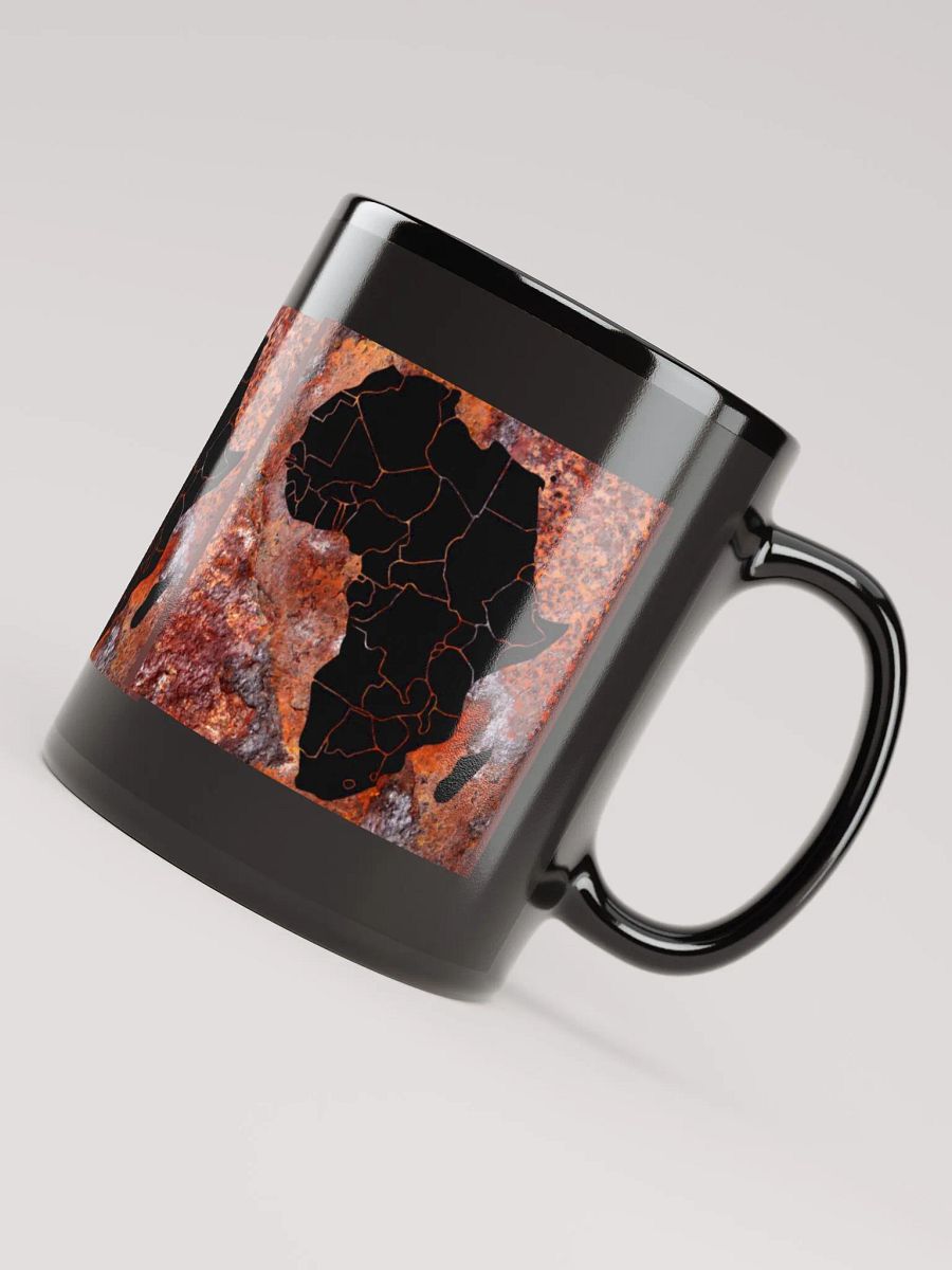 African Continent Black Glossy Mug product image (7)