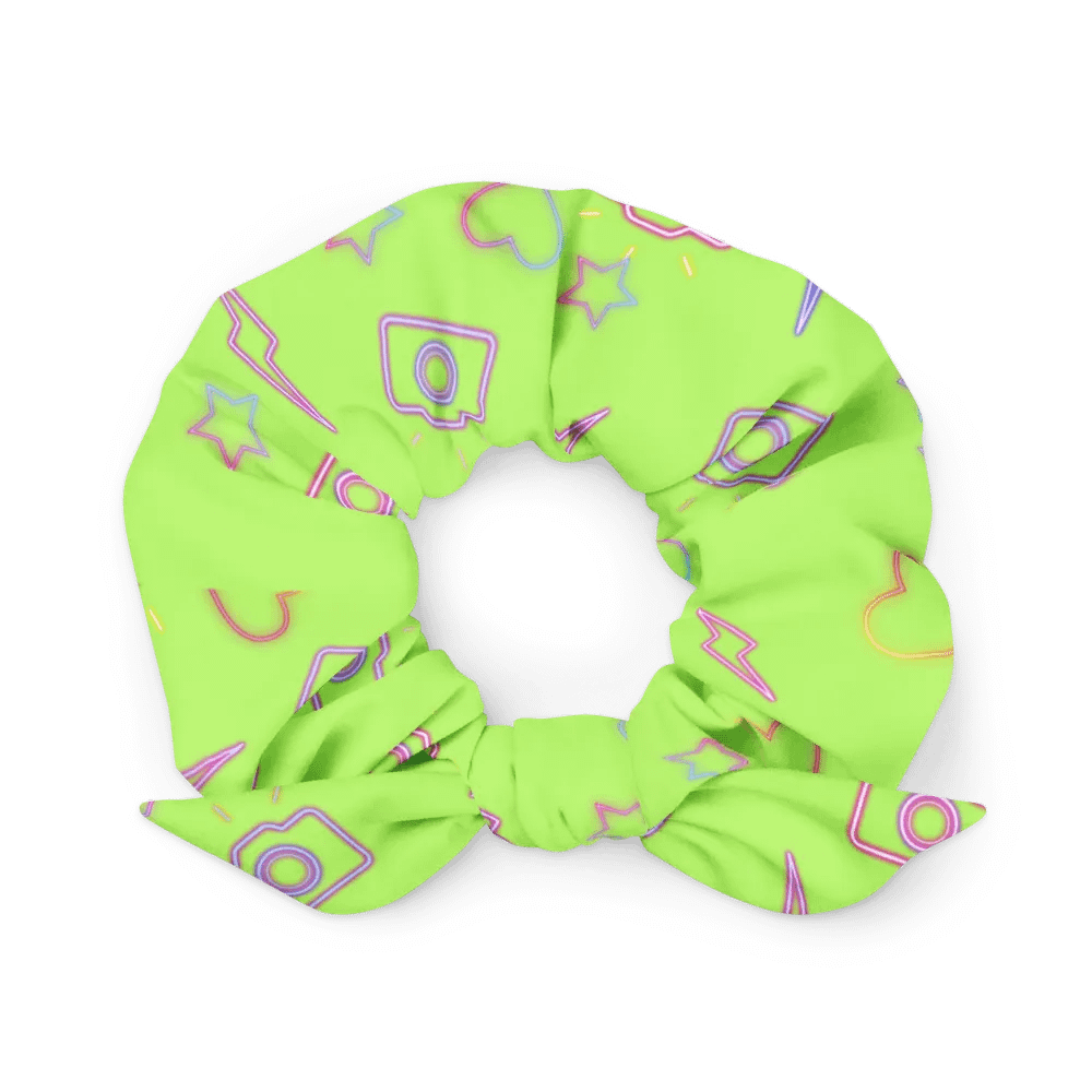 Funky Fotog Neon Green Scrunchy product image (1)