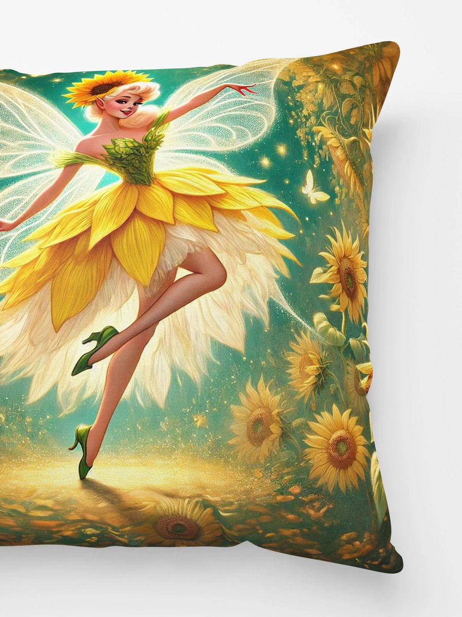Sunflower Fairy Enchanting Throw Pillow product image (3)