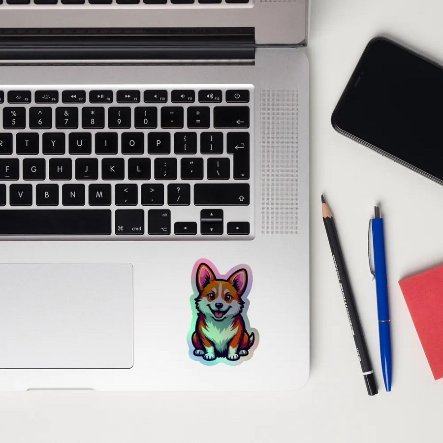 Happy Paws Holographic Sticker Set product image (12)