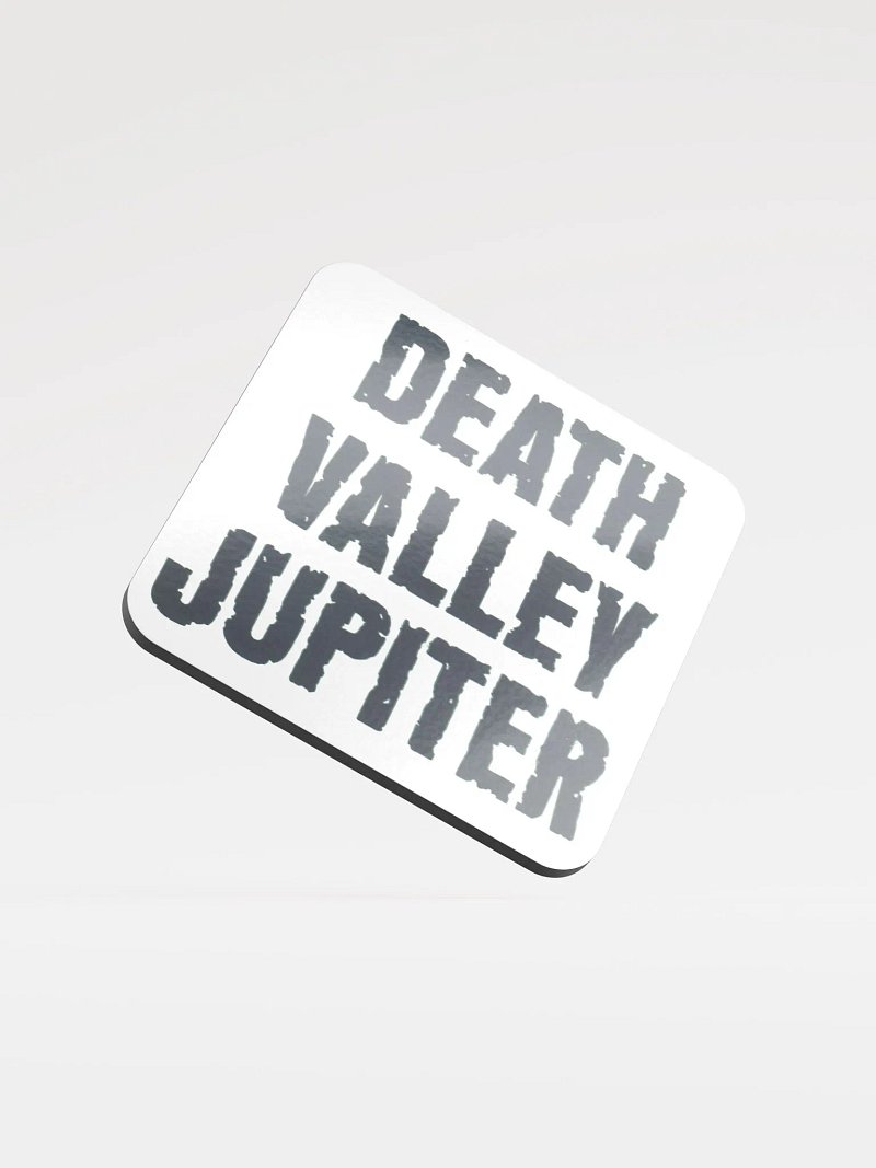 Death Valley Jupiter 1997 logo Drink Coaster