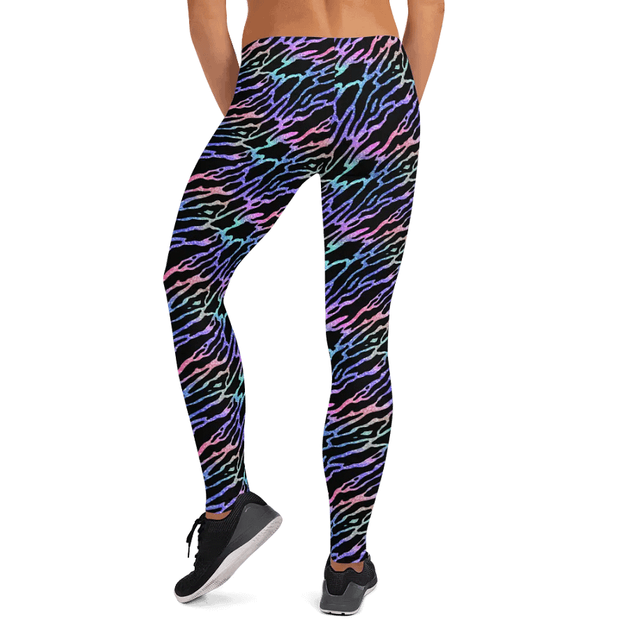Neon Zebra Print Leggings product image (12)
