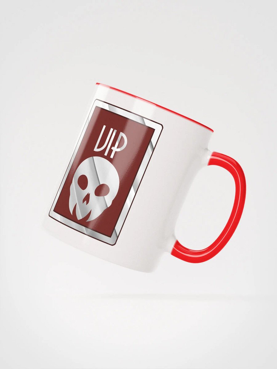 Hotel Calaveras VIP Ceramic Mug (White & Red) product image (5)