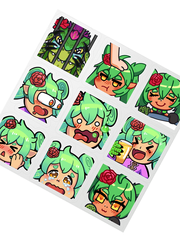 Emote Sticker Sheet product image (2)