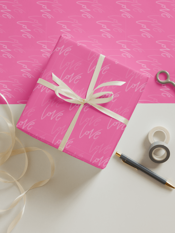 Valentine Love Wrapping Paper Set of 3 product image (5)