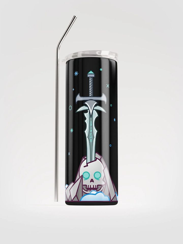 Sword in the Skull - Lich Variation - Tumbler w/Straw product image (1)