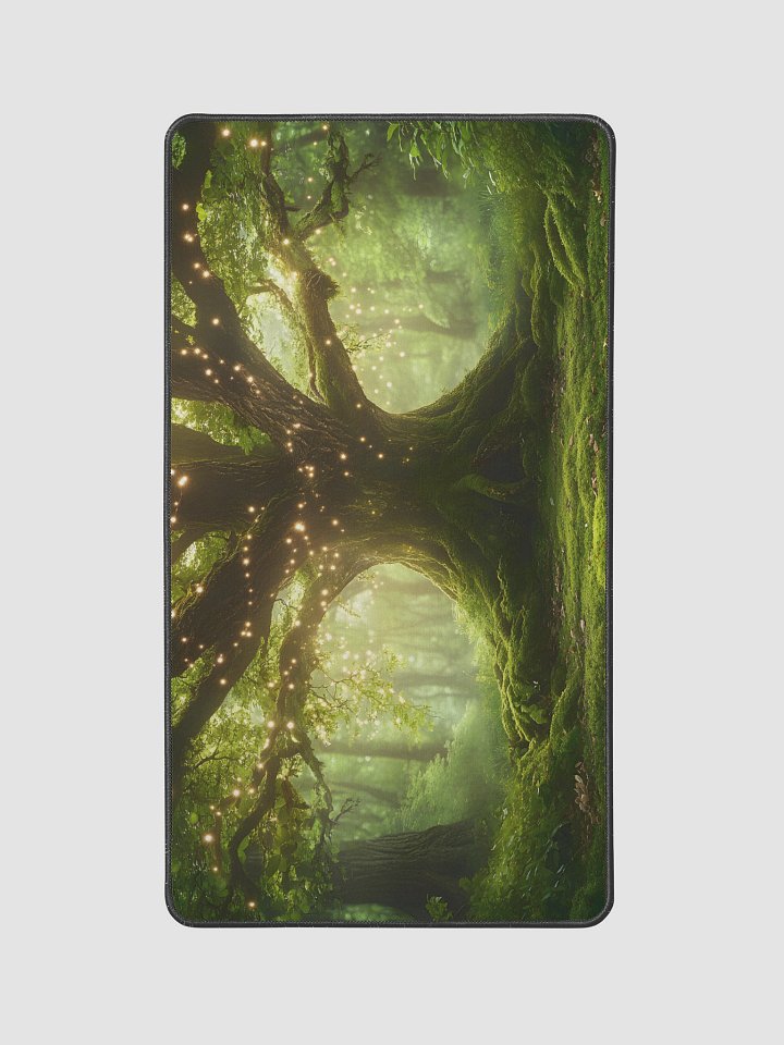 The Sacred Tree at Twilight Desk Mat product image (1)