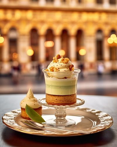 Culinary encore in Vienna! Swapping gym weights for Austrian dessert plates. 🍰💪 #SweetsWithGoals #Dessert #Mousse