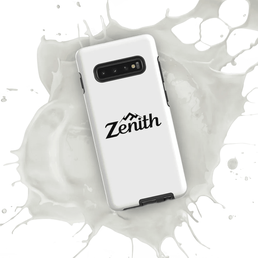 White Zenith Design Tough Case for Samsung Galaxy S10-S25 - Wireless Charging Compatible product image (10)