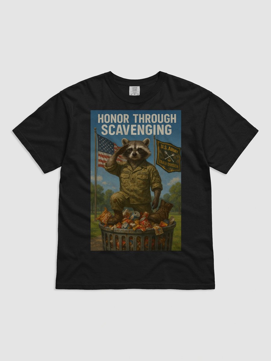 Raccoon Honor Through Scavenging T-Shirt product image (4)