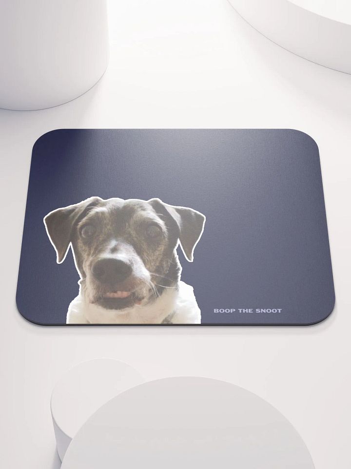 Boop the Snoot mouse mat (navy) product image (1)