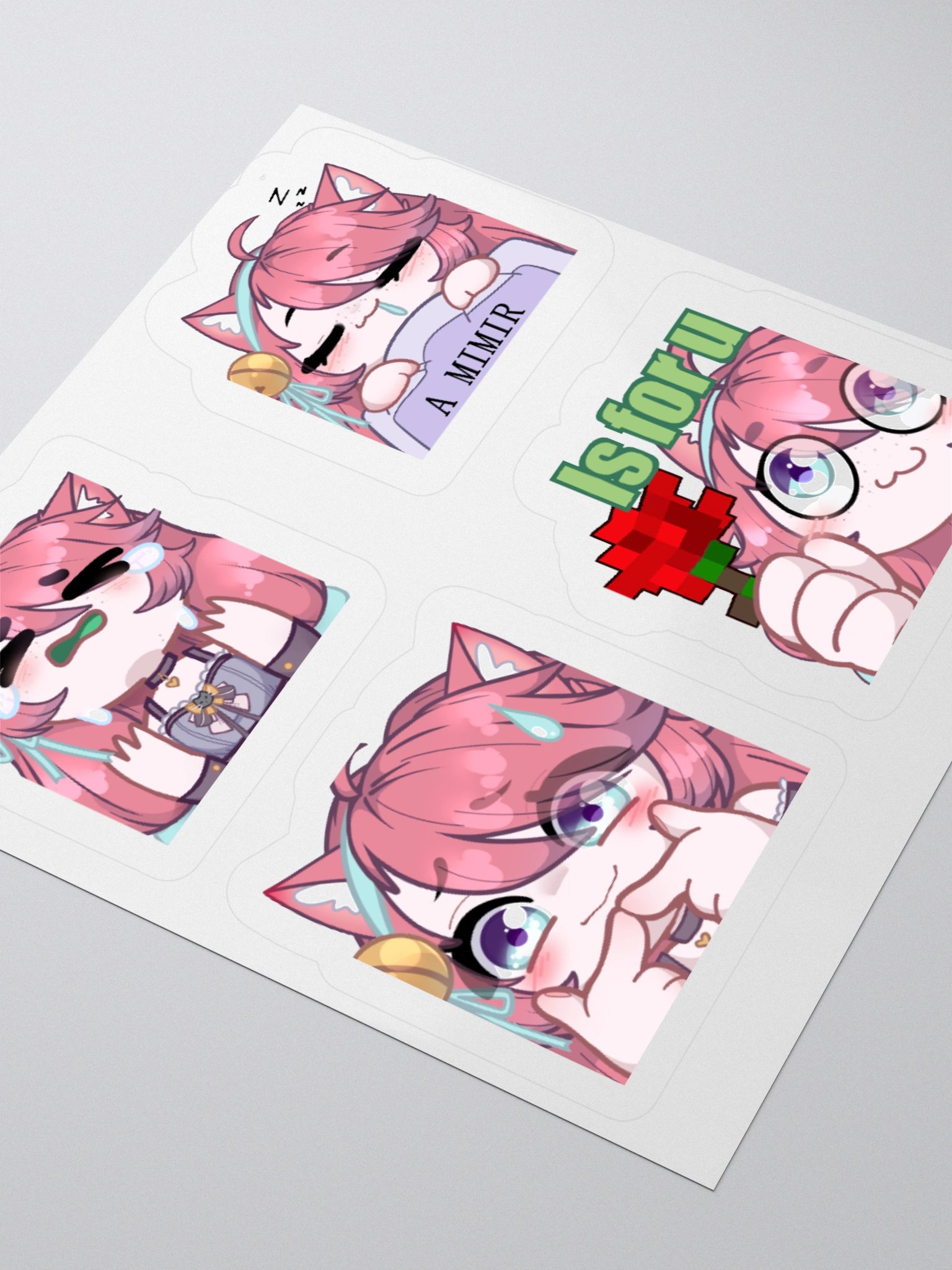 Colourful Chaos Emote Stickers product image (7)