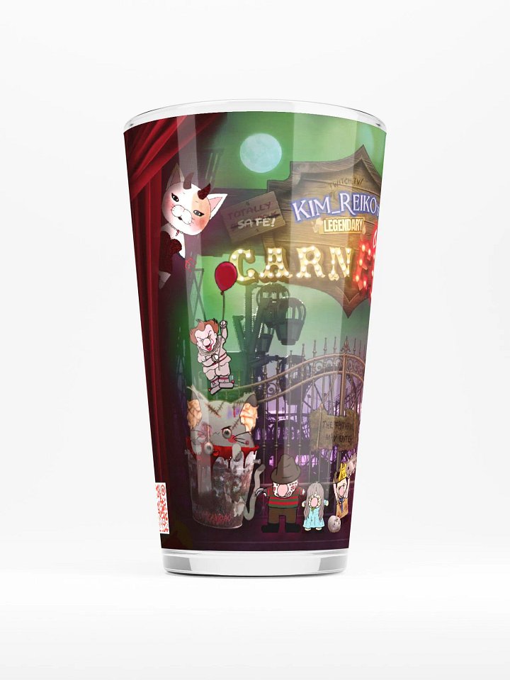 2023 Halloween Kim_Reiko Shaker Pint Glass product image (2)