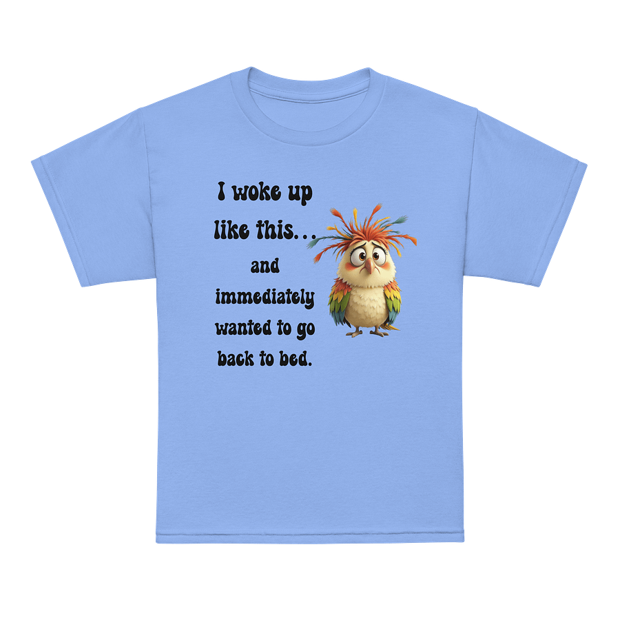 Flustered Featherball – Colorful Cartoon Bird product image (7)