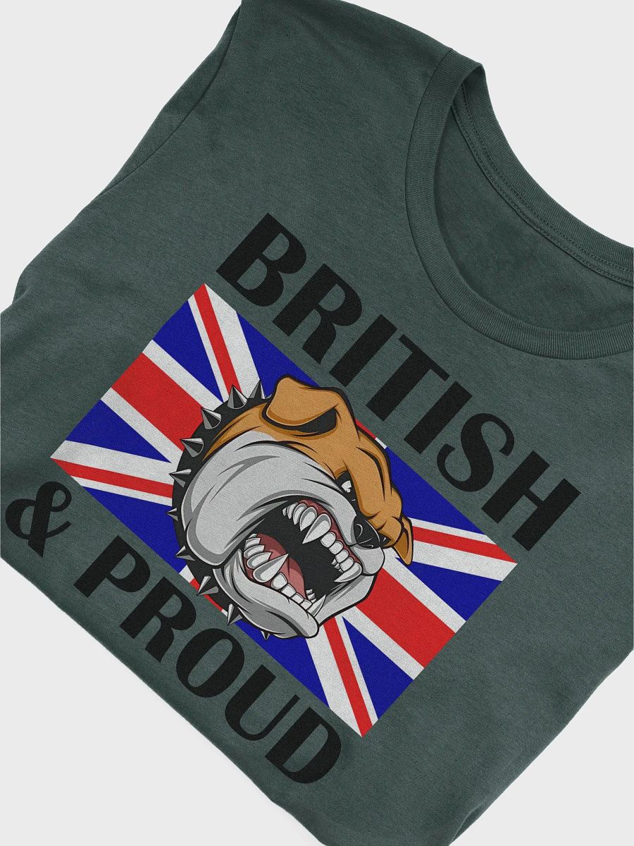 British & Proud Unisex Adult T-Shirt product image (6)