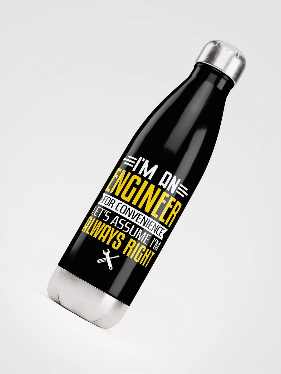 I'm An Engineer Steel Water Bottle product image (4)