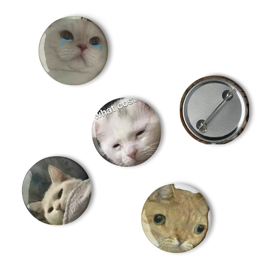 Set of Pin Buttons: Meme Cats 24 product image (6)