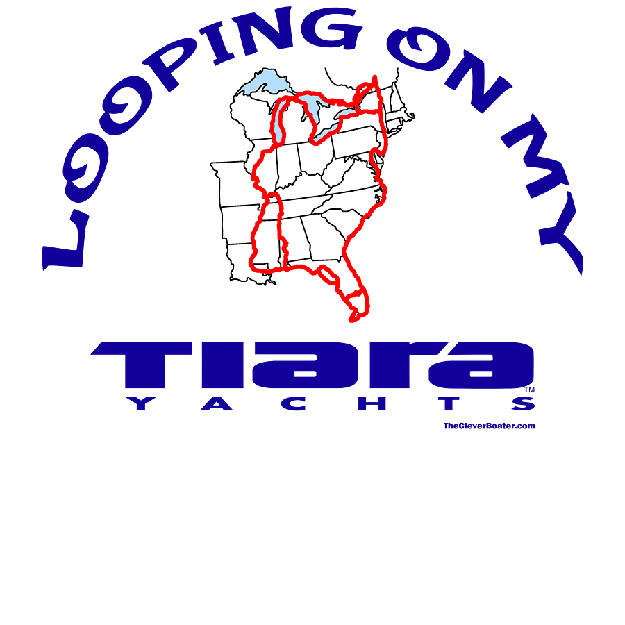 Looping On My Tiara - T-Shirt - Light Shirt w/Blue Logo product image (5)