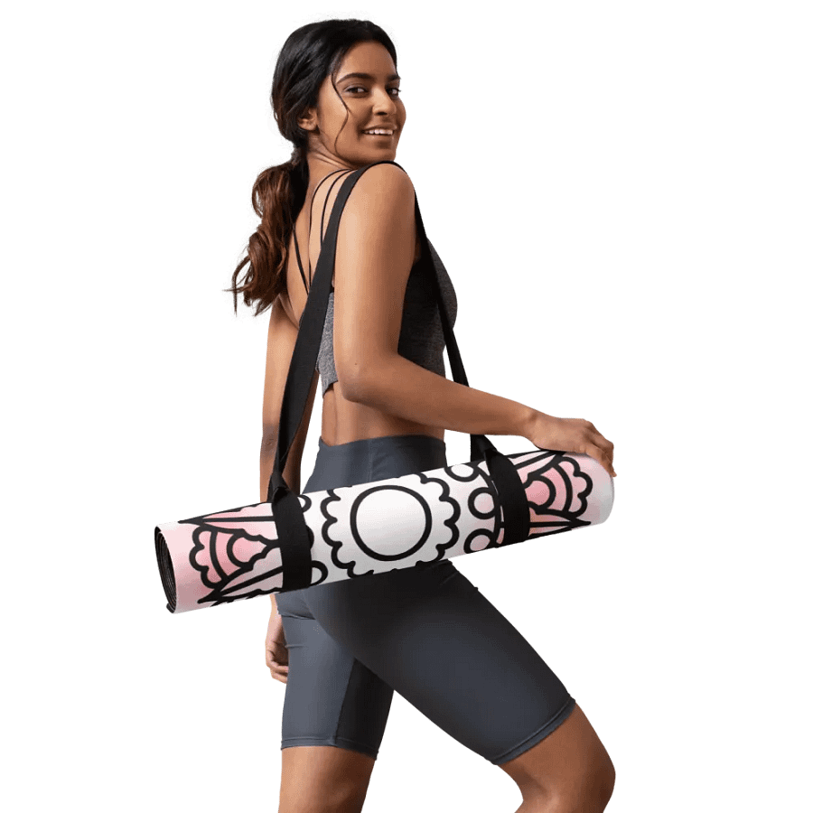 Pink Mandela Yoga Mat product image (9)