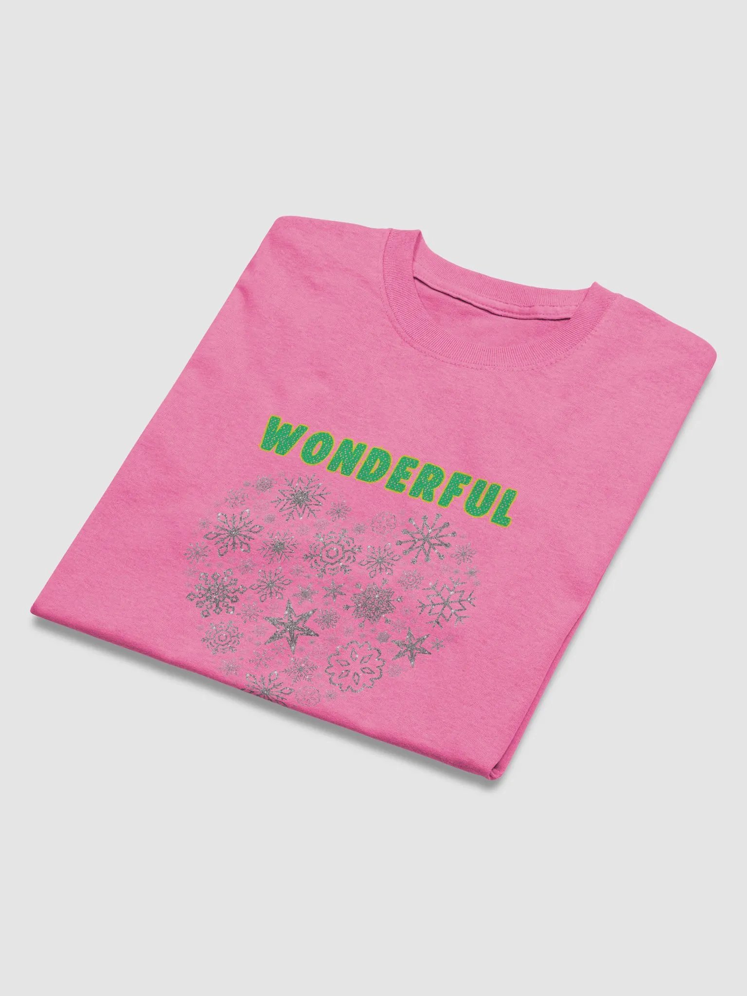 Wonderful Christmas Glitter Heart T-Shirt product image (48)