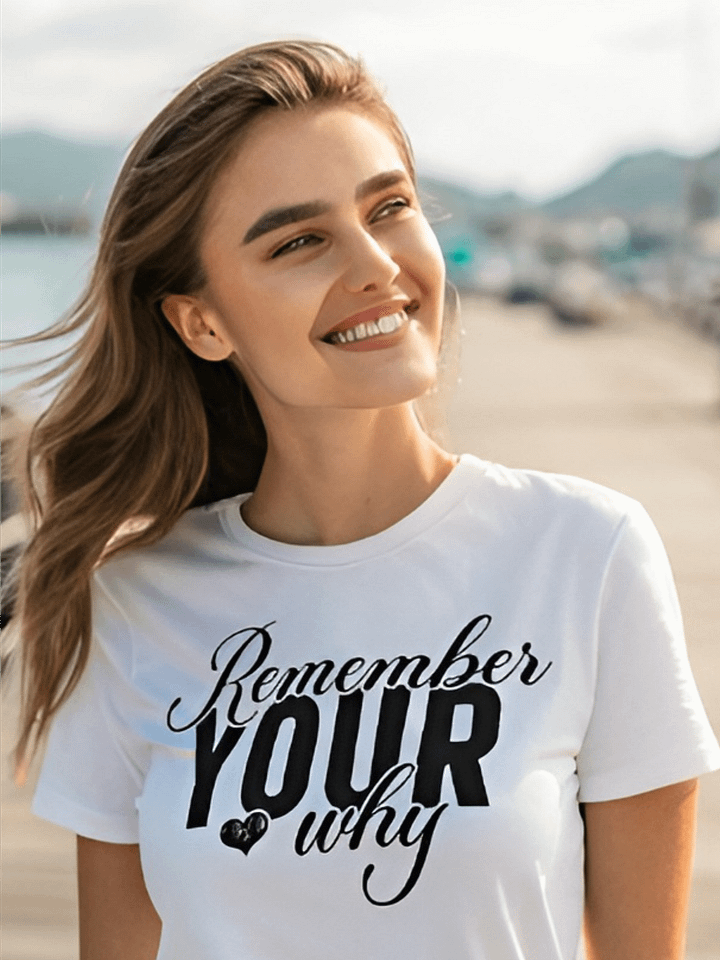Remember Your Why - Women's White T-Shirt product image (1)
