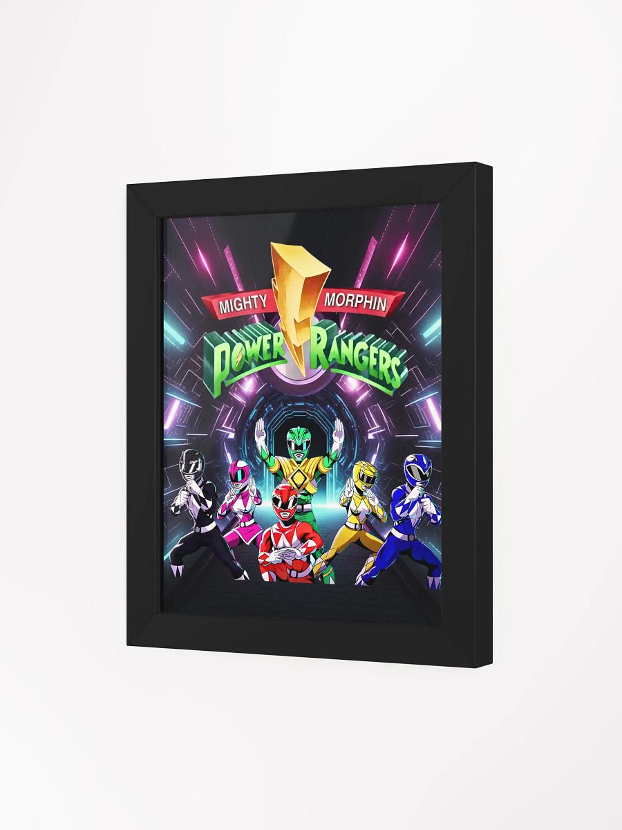 Dynamic Power Rangers Framed Poster product image (21)