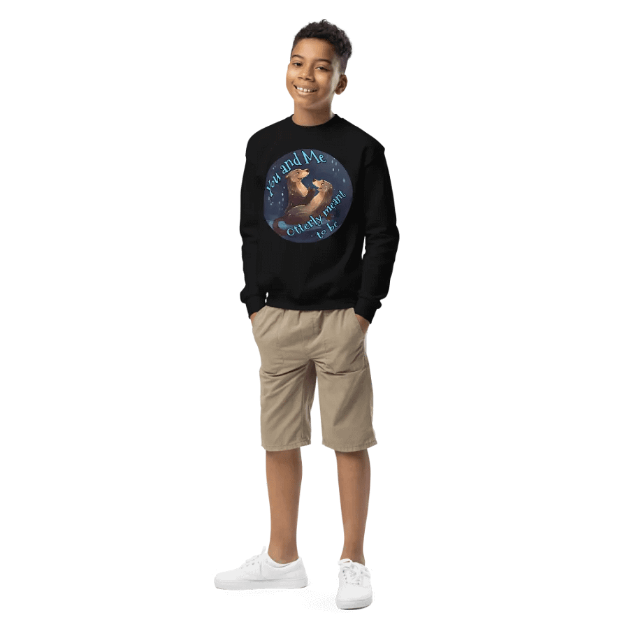 Otterly Meant to Be Unisex Kid's Sweatshirt product image (1)