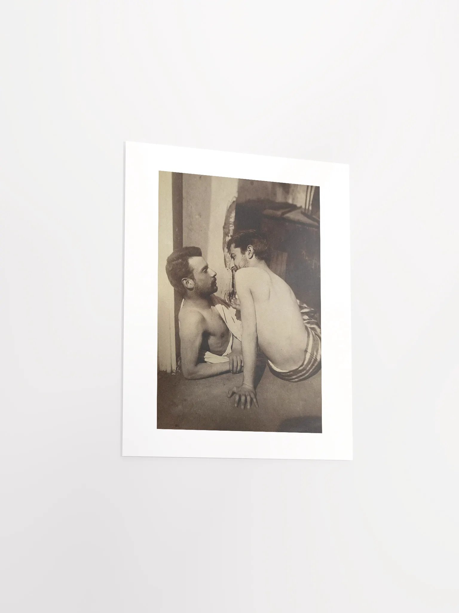 Two Young Men In Conversation by Wilhelm von Gloeden (c. 1900) - Print product image (4)