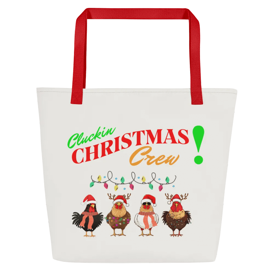 Chicken Christmas Crew Tote product image (4)