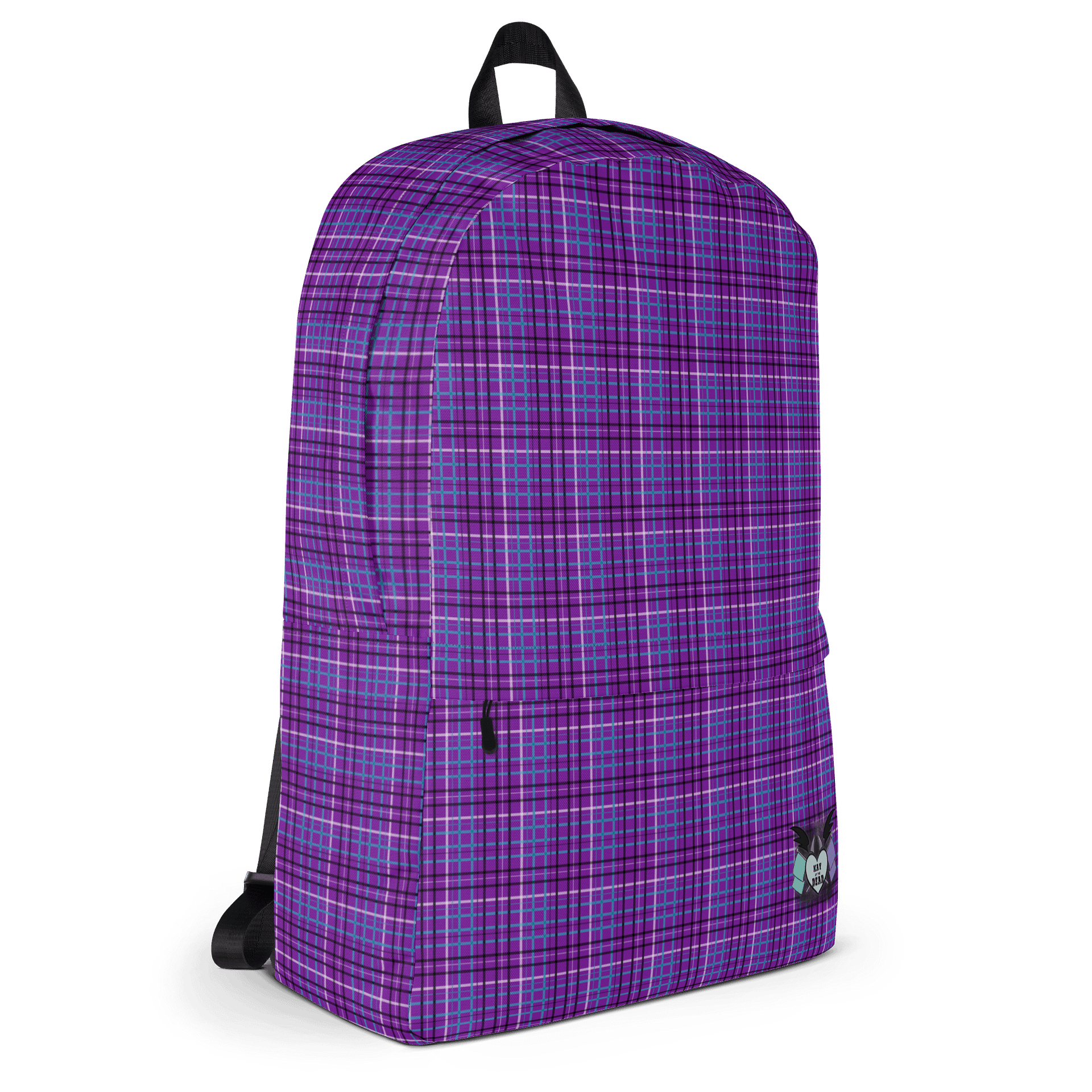 Purple Plaid Backpack product image (3)