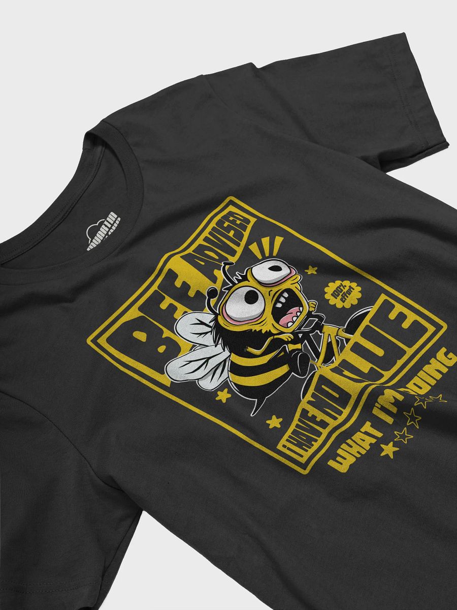 Funny Bee Cycling T-Shirt – “Bee Advised: I Have No Clue What I’m Doing” | Hilarious Bike Riding Insect Shirt for Cyclists & Pun Lovers product image (23)