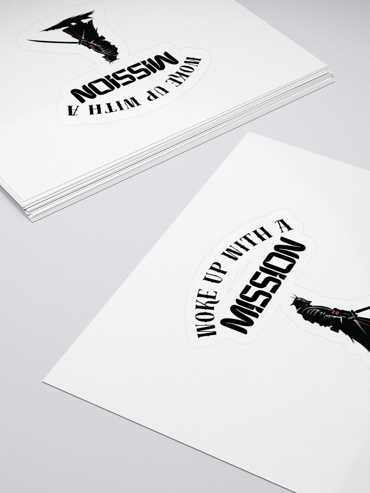 Woke Up With Mission - Samurai - Sticker product image (4)