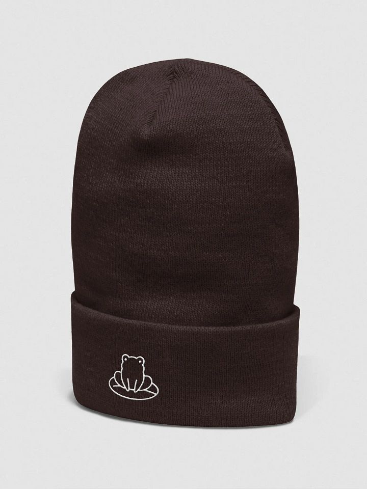 "Warm Hugs" Frog Dark Beanie product image (2)