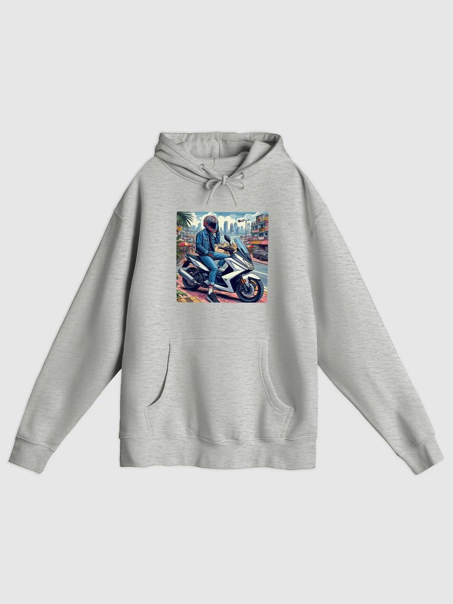 Urban Rider Denim Hoodie | Lagos city Nigeria product image (26)